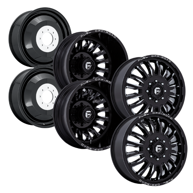 Arc D868 Gloss Black Milled – Dually Shop Arc D868 Gloss Black Milled – Dually Shop