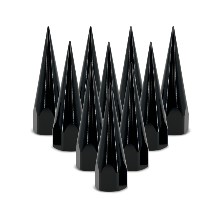 DDC Wheels 4.5 Inch Black Billet Spikes (40 Count) for Forged Wheels