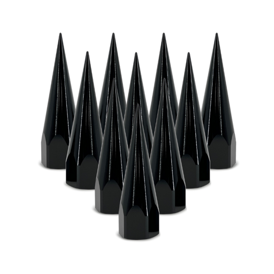 DDC Wheels 4.5 Inch Black Billet Spikes (40 Count) for Forged Wheels