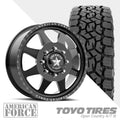 Monument Black Milled Open Country A/TIII 35X12.50R22 (34.5 x 12.5)