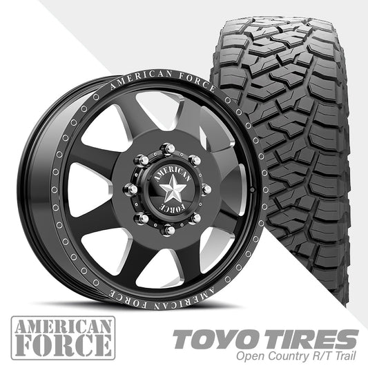 Monument Black Milled Open Country R/T Trail 35x12.50R22 (34.5 x 12.5)