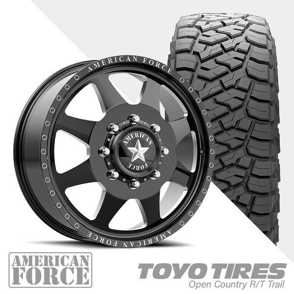 Monument Black Milled Open Country R/T Trail 285/55R22 (34.4 x 11.7)