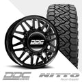 Aftermath Black Milled  Recon Grappler A/T 285/55R22 (34.37 x 11.69)