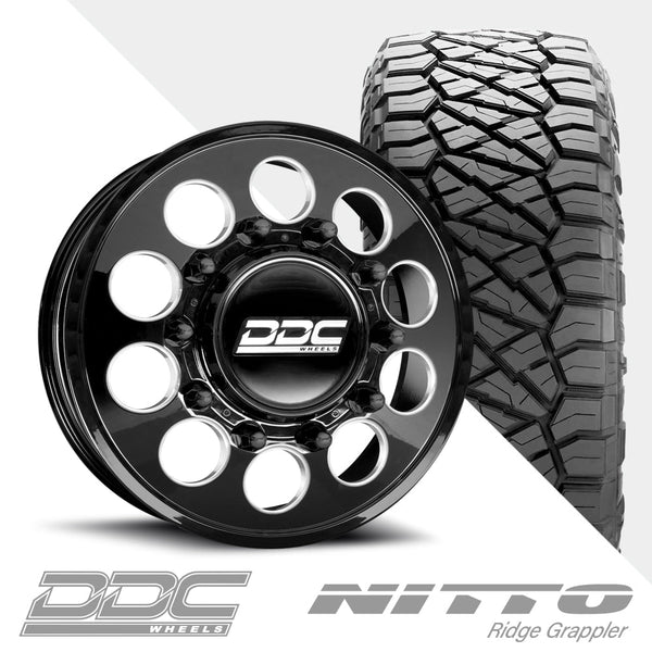 The Hole Black Milled  Ridge Grappler 35x11.50R20