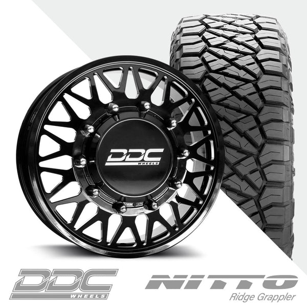 The Mesh Black Milled  Ridge Grappler 35x11.50R20