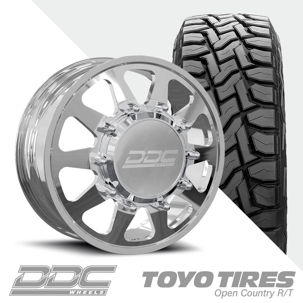 The Ten Polished  Toyo R/T 295/55R22