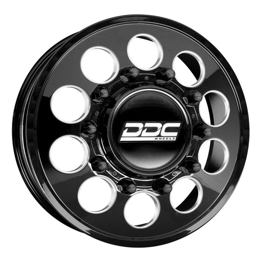 The Hole Black Milled  Recon Grappler A/T 35X12.50R22 (34.53 x 12.52)