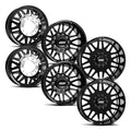 Aftermath Black Milled 10 Lug Super Single Open Country R/T 295/55R22 (34.8 x 12.2)