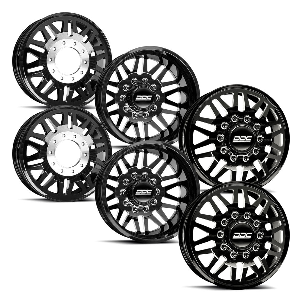 Aftermath Black Milled 10 Lug Open Country R/T 295/55R22 (34.8 x 12.2)