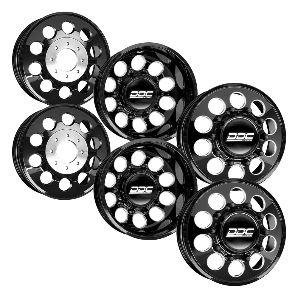 The Hole Black Milled  Open Country A/TIII 37X12.50R22 (36.5 x 12.5)