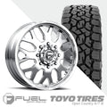 FF19D Polished Super Single Open Country A/TIII 35X12.50R22 (34.5 x 12.5)