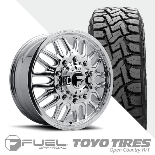 FF66D Polished 10 Lug Open Country R/T 295/55R22 (34.8 x 12.2)