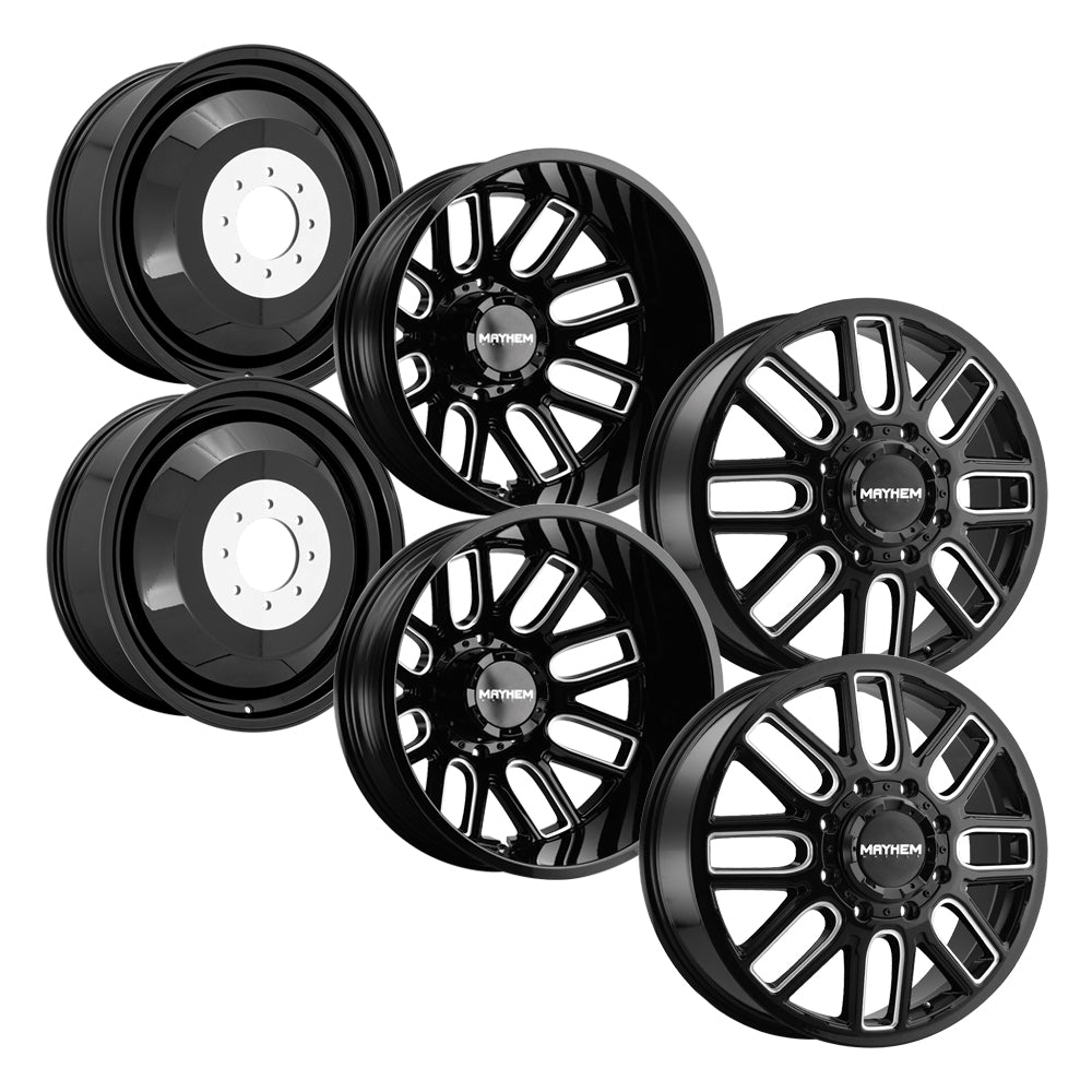 Cogent 8107D Black Milled Open Country A/TIII 35X12.50R22 (34.5 x 12.5)