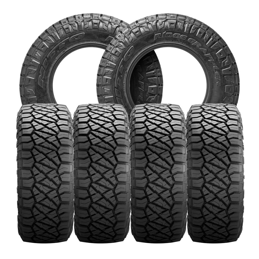 Summit 9110D Polished Traditional Front Ridge Grappler 285/55R22 (34.53 x 12.05)