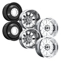 FF09D Polished 10 Lug Super Single Open Country R/T 295/55R22 (34.8 x 12.2)