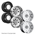 FF19D Polished  Toyo R/T 35X12.50R22 (Super Single)