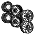 FF66D Matte Black Milled Open Country R/T 35X12.50R22 (34.8 x 12.5)