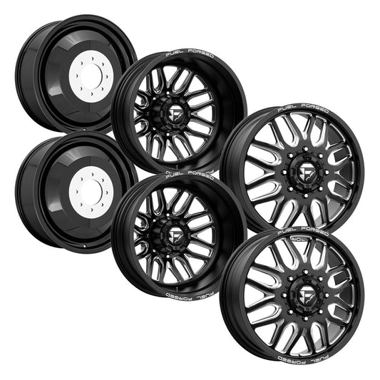 FF66D Matte Black Milled Open Country R/T 37X12.50R22 (36.8 x 125)