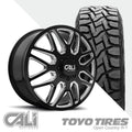 Invader 9115D Black Milled Traditional Front Open Country R/T 295/55R22 (34.8 x 12.2)