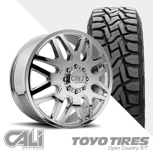 Invader 9115D Chrome  Toyo R/T 37X12.50R22