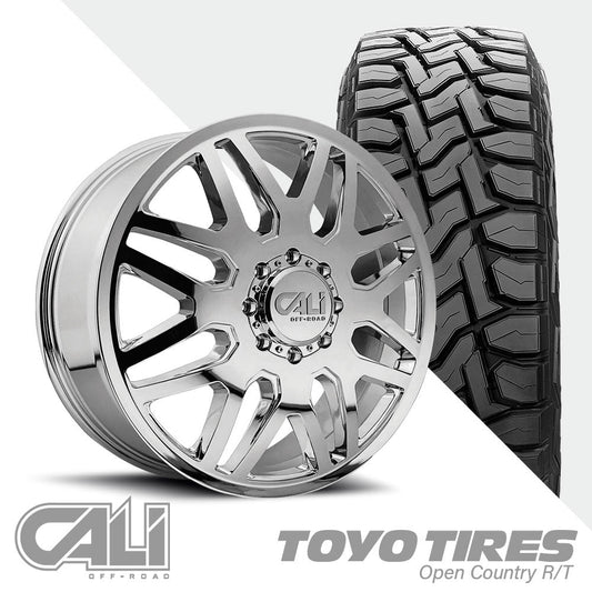 Invader 9115D Chrome  Toyo R/T 295/55R22