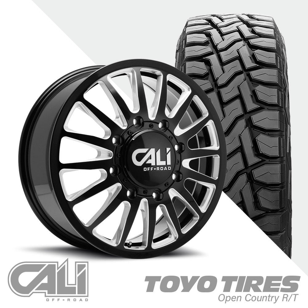 Summit 9110D Black Milled Traditional Front Open Country R/T 275/65R20 (34.1 x 11)