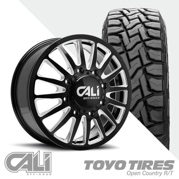 Summit 9110D Black Milled  Toyo R/T 35X12.50R20