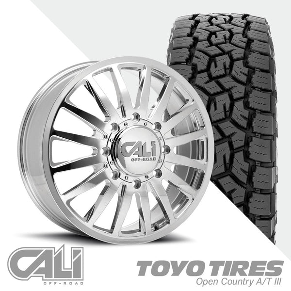 Summit 9110D Polished Traditional Front Open Country A/TIII 285/55R22 (34.4 x 11.7)