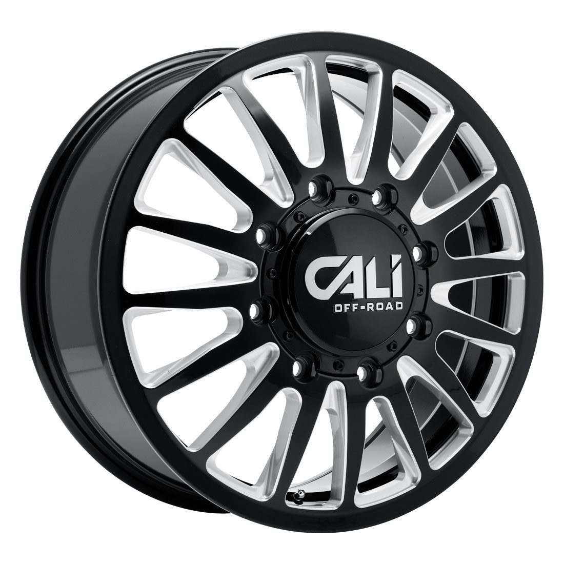Summit 9110D Black Milled Traditional Front Open Country R/T 37X12.50R22 (36.8 x 125)