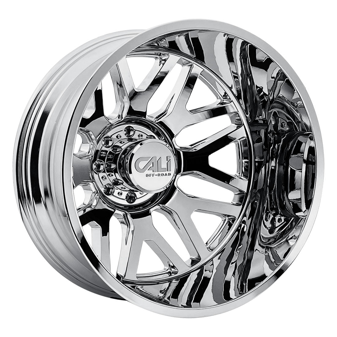 Invader 9115D Chrome Traditional Front Open Country A/TIII 37X12.50R22 (36.5 x 12.5)