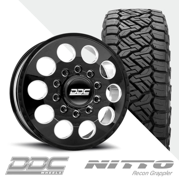 The Hole Black Milled Recon Grappler A/T 275/65R20