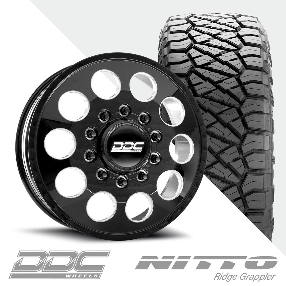 The Hole Black Milled Ridge Grappler 275/65R20