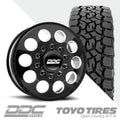 The Hole Black Milled Open Country A/TIII 285/55R22 (34.4 x 11.7)