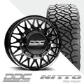 The Mesh Black Milled  Ridge Grappler 35X12.50R22