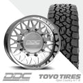 The Mesh Polished Super Single Open Country A/TIII 35X12.50R22 (34.5 x 12.5)