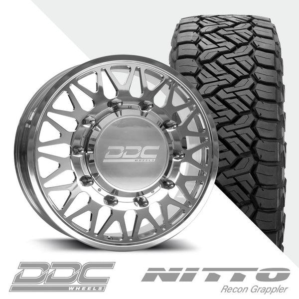 The Mesh Polished Recon Grappler A/T 35X11.50R20 (34.53 x 11.42)