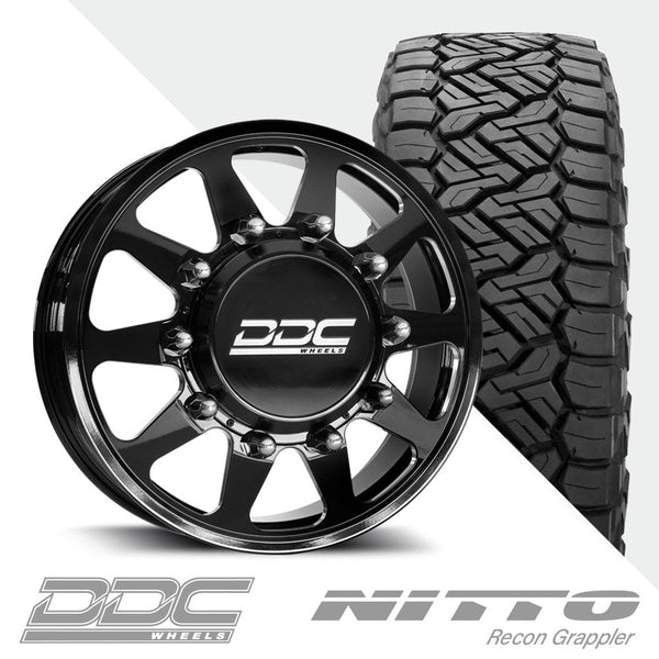 The Ten Black Milled Ridge Grappler 275/65R20