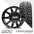 The Ten Black Milled Open Country R/T 295/50R22 (33.7 x 12.2)