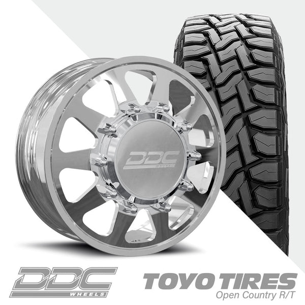 The Ten Polished  Toyo R/T 295/50R22