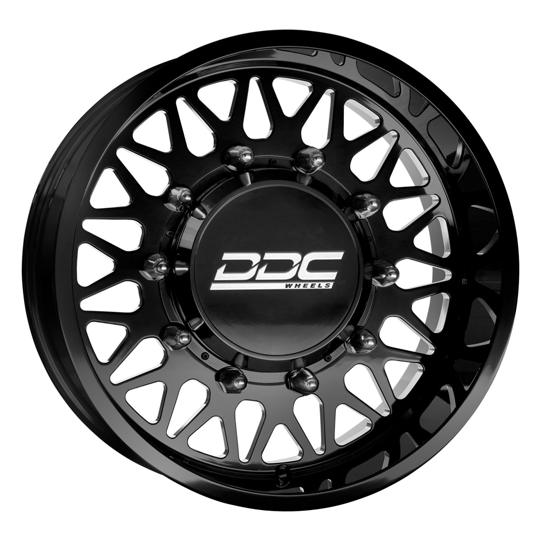 The Mesh Black Milled Super Single Open Country R/T 37X12.50R22 (36.8 x 125)