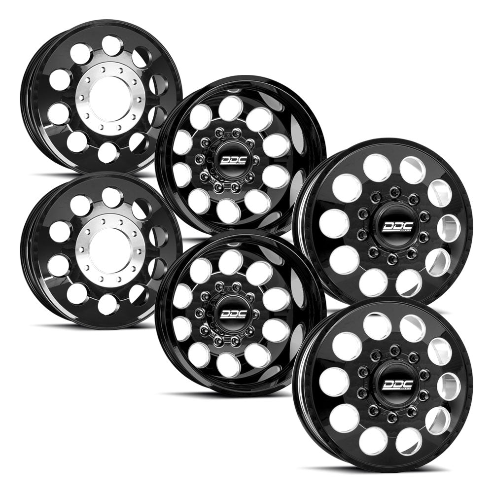 The Hole Black Milled Open Country A/TIII 37X12.50R22 (36.5 x 12.5)