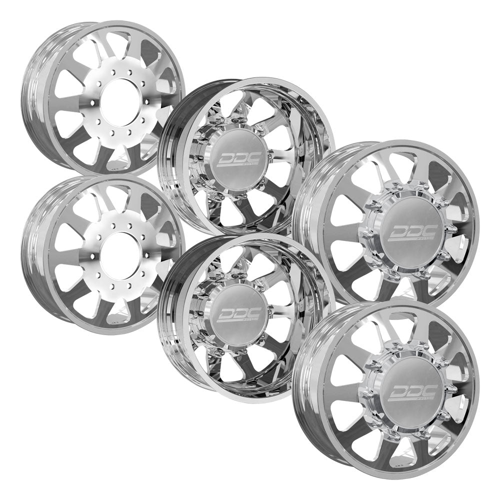 The Ten Polished Recon Grappler A/T 285/55R22 (34.37 x 11.69)