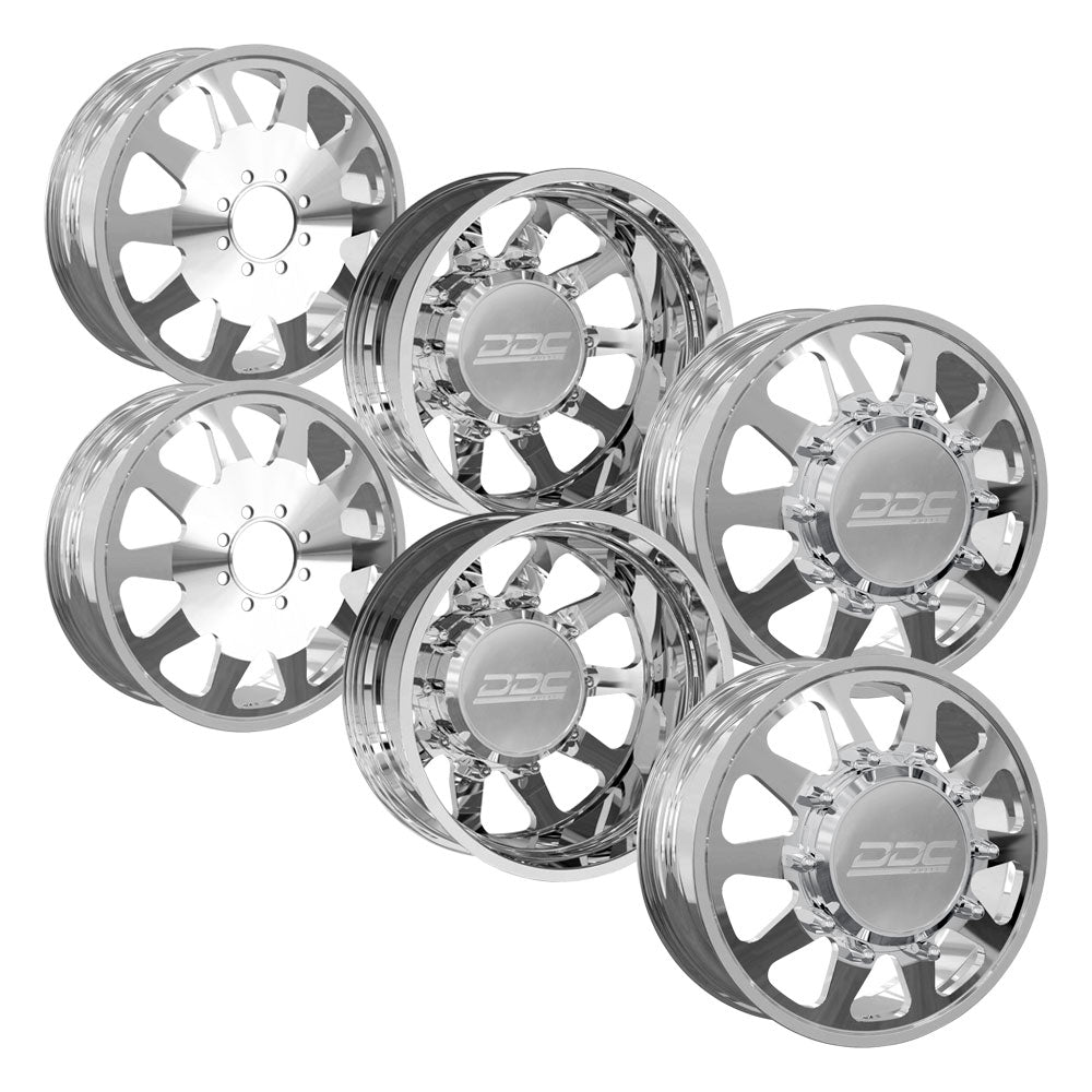 The Ten Polished Recon Grappler A/T 35X12.50R22 (34.53 x 12.52)