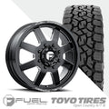 FF09D Matte Black Milled  Toyo A/TIII 275/65R20