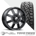 FF09D Matte Black Milled Open Country R/T 37X12.50R20 (36.8 x 12.50)