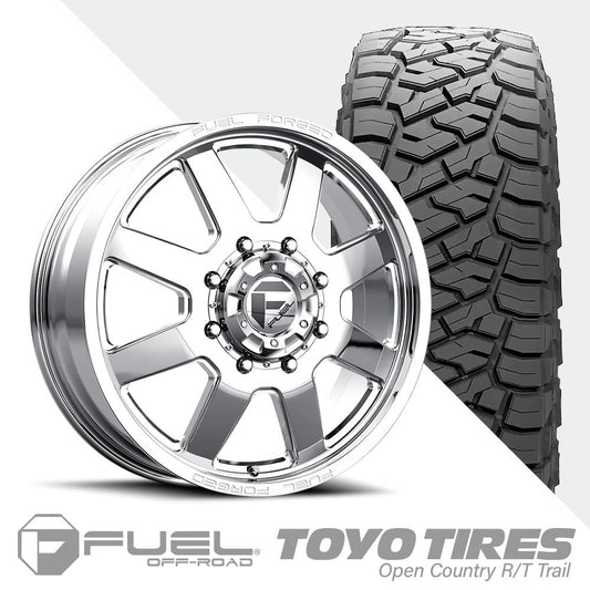 FF09D Polished  Toyo R/T 295/55R22