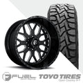 FF19D Gloss Black Milled Super Single Open Country R/T 35X12.50R22 (34.8 x 12.5)