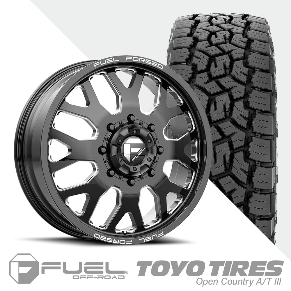 FF19D Gloss Black Milled Open Country A/TIII 275/65R20 (34.1 x 11)