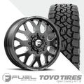 FF19D Gloss Black Milled  Toyo A/TIII 35X12.50R20