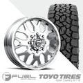 FF19D Polished  Toyo A/TIII 37X12.50R22